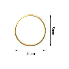 商品到着後レビューを書いて次回使える200円OFFクーポンGET！！ブローチの中にはシールやメタルパーツなど好きなものを埋め込んで様々なデザインを楽しむことが出来ます！BLC ブローチ ラウンド サイズ：5×5mm【カラー】ゴールド