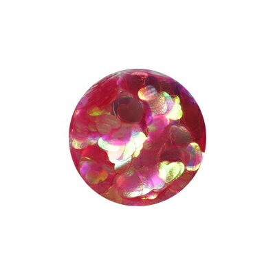 ネイルアート ラメ ホログラム グリッター erikonail エリコネイル JC ERI-65 パールピンクハート