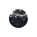 ネイルアート ラメ ホログラム グリッター キラキラ ブラック 丸1mm