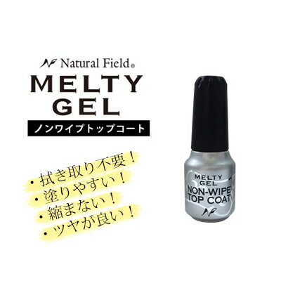 ジェルネイル トップジェル NFS メルティージェル MELTY GEL ノンワイプトップコート 14g