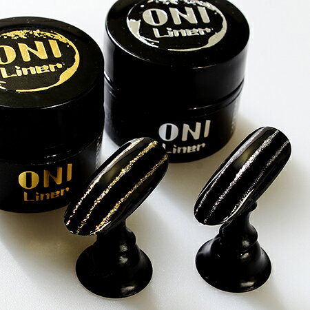 ネイル用品 nailstudyのジェルネイル カラージェル SHAREYDVA シャレドワ　ONI　Liner　（オニライナー）　シルバー　5g｜アングル2