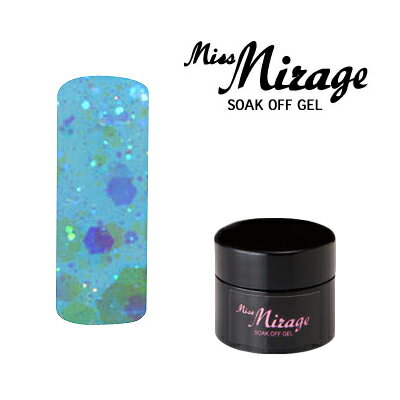 ジェルネイル カラージェル ミス ミラージュ Mirage ソークオフジェル G13S 2.5g