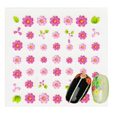 ネイルシール 花 フラワー シャレドワ SHAREYDVA ネイルシール フルール ピンク ネイルシール 花 フラワー シャレドワ SHAREYDVA ネイルシール フルール ピンク