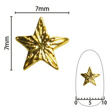 ネイルパーツ 星 シャレドワ SHAREYDVA ネイルパーツ シャイニングスター L ゴールド 10P ネイルパーツ 星 シャレドワ SHAREYDVA ネイルパーツ シャイニングスター L ゴールド 10P