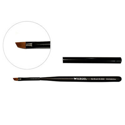ネイルブラシ ジェルブラシ アイスジェル ジェルブラシ アンギュラー(キャップ付) IG-506D ネイルブラシ ジェルブラシ アイスジェル ジェルブラシ アンギュラー(キャップ付) IG-506D
