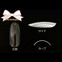 ネイルチップ クリア ボンネイル クリアラウンドロングチップ C30R300 #03