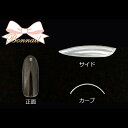 ネイルチップ クリア ボンネイル クリアラウンドロングチップ C30R300 #06