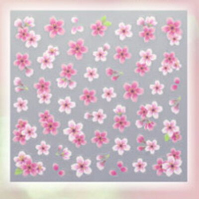 ネイルシール 花 フラワー SHAREYDVA シャレドワ ネイルシール 桜 ピンク
