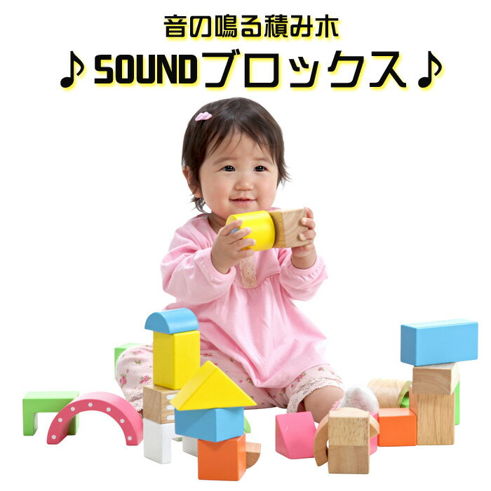 名入れ SOUNDブロックス Large 積み木 誕生日 出産祝い 1歳 2歳 【名入れde 】 おもちゃ 木のおもちゃ プレゼント 知育玩具 誕生日プレゼント 男の子 赤ちゃん 女の子 木製 つみき 音の出るおもちゃ ベビー 音のなる積み木 クリスマスプレゼント 即日発送