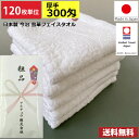 【送料無料】120枚単位 粗品タオル 【のし紙印刷】 日本製 今治タオル 300匁 雪華 厚手フェイスタオル / 今治 タオル フェイスタオル フェイス まとめ...