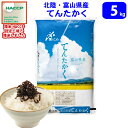 【令和5年産　新米】【精米】北陸・富山県産　てんたかく　5kg　送料無料!!(北海道、沖縄、離島は別