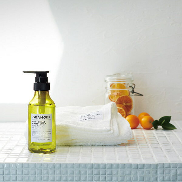 オランジー 薬用ハンドソープとオーガニックタオルセット 石鹸 タオル フェイス / ボディ ケア用品 か..