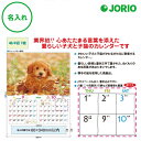 送料無料 2026 令和8年 壁掛け名入れ カレンダー IC-200H FOR YOU(フォー・ユー)かわいい動物 犬 猫 月めくり 月表 社名 団体名 記念品...