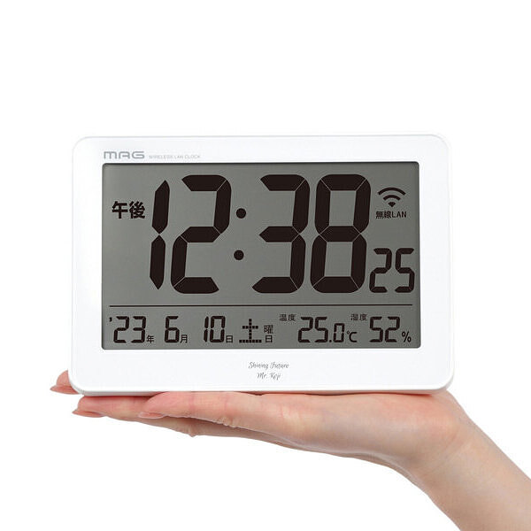 名入れ Wi-Fi クロック セットレス 送料無料 ラッピング ギフトバッグ プレゼント 出産祝い 結婚祝い 内祝い 開業記念 新築祝い クリスマス ホワイトデー 誕生日 父の日 母の日 誕生日 夫婦 結婚祝い 敬老の日 名入れギフトの日 [2]