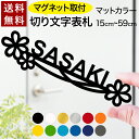 【～12:00注文で当日発送】【マグネットタイプ】切り文字 表札 ネームプレート 大文字 数字 アルファベット ローマ字 アンダーライン マンション ポスト 門柱 戸建 玄関 ドア 会社 店舗 工事不要 貼るだけ 両面テープ シール ステンレス調 浮き文字 立体文字 耐候 番地 住所