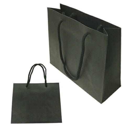 有料 紙製 手提げ袋 ブラック BK-230