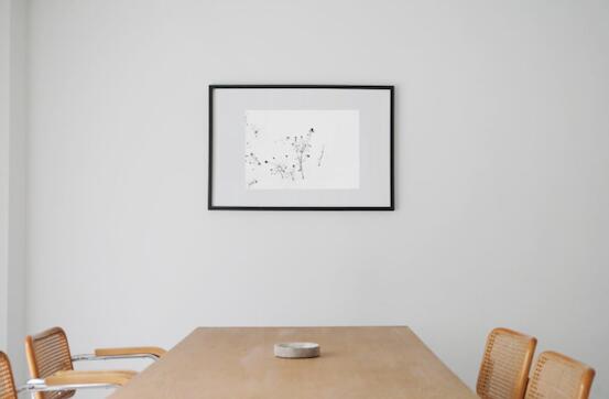 アート アート作品 インテリア 写真 額装作品 額付き アートパネル 壁掛けアート アートボード 壁掛け モダンアート アートフォト ホテル レストラン 植物 Minimalism #6 black wooden frame 63cm×93cm付き ( LL ) [2]