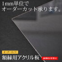 額縁用アクリル板　オーダーサイズカット　【タテヨコ合計301～500mmまで】【ACR/特注】