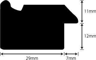 デッサン額縁 9855/白 A2サイズ（594×420mm） 前面ガラス仕様 ポスターフレーム 3
