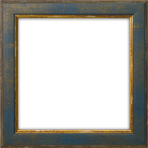 正方形額縁　9650/ブルー　250角（250×250mm）　前面アクリル仕様 ハンカチ額 スカーフ 25角