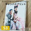 キャンバスプリント　S3サイズ（273×273mm）短納期対応 写真パネル フォトパネル アートパネル アートボード 記念写真 ウェルカムボード ギフト ベビー お祝い イベント ましかく