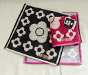 【メール便OK】 マリークワント【MARY QUANT】マリクワ かわいい・タオルハンカチ(20×20cm) レトロ・デイジー オシャレで可愛い・プチギフト・...