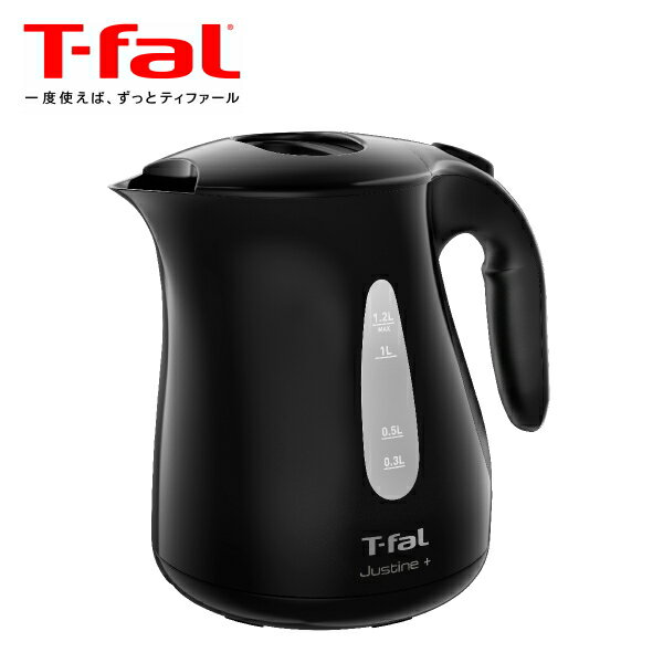 ティファール T-fal ジャスティンプラス490 ブラック 1.2L KO4908JP【北海道 沖縄への配送不可】