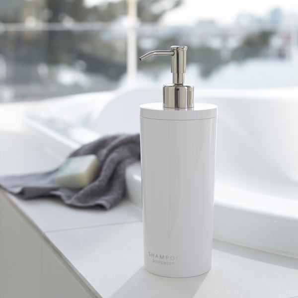 tower ツーウェイディスペンサー　タワー　ラウンド　シャンプー　ホワイト