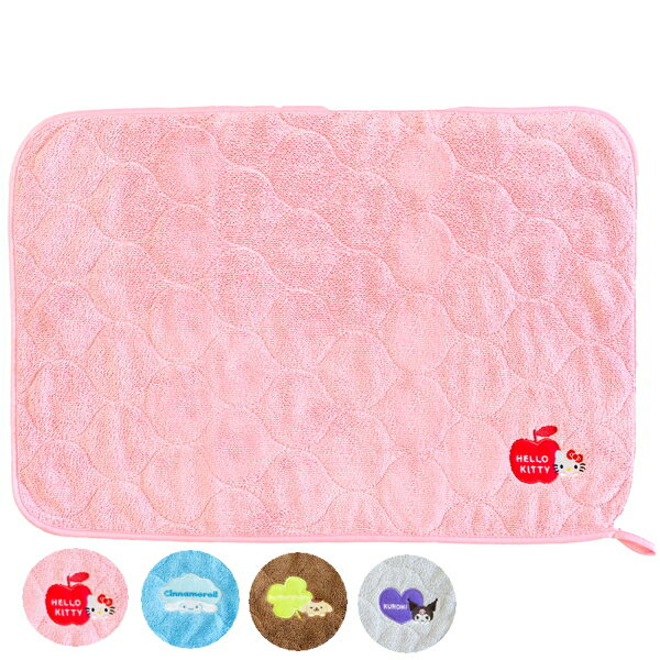 洗える バスマット サンリオキャラクターズ 足ふきマット キティ シナモロール プリン クロミ