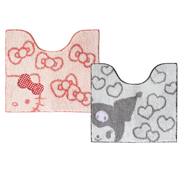 Rakuten - サンリオシュシュ トイレマット 55×60cm キティ クロミ
