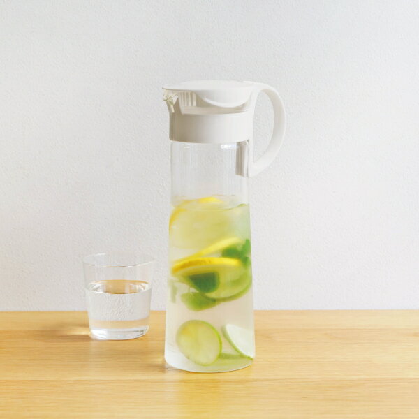 麦茶ポット 耐熱ガラス ピッチャー 冷水筒 HARIO ハリオ ウォーターポット MCPR-14-PUG