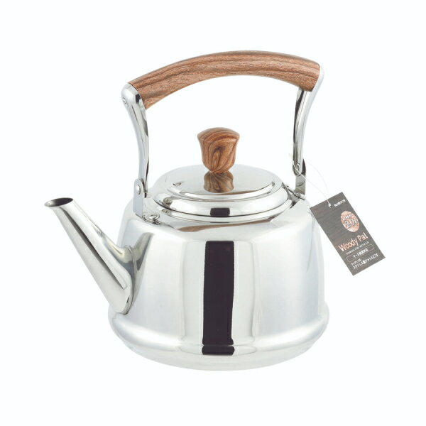 ウッディパル ステンレス製ケットル2.7L HB-3179
