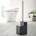 tower 替えブラシ収納付き流せるトイレブラシスタンド タワー ブラック(3)