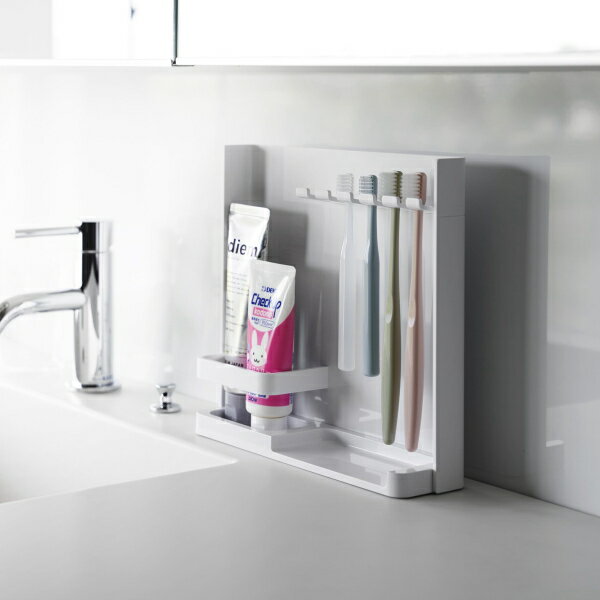 tower 目隠し歯ブラシ&チューブスタンド タワー ホワイト