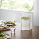 tower ハンドル付きスリム冷水筒 タワー 2L ホワイト(3)