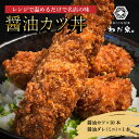 わだ泉 醤油カツ10本 特製醤油ダレ付き 醤油カツ丼 三河産二元豚 老舗 昭和35年創業 秘伝のタレ バカっタレ とんかつ トンカツ 豚かつ 豚カツ かつ丼 新名古屋飯 レンジ調理 レンチン 時短 お取り寄せグルメ かつ丼 おうちごはん