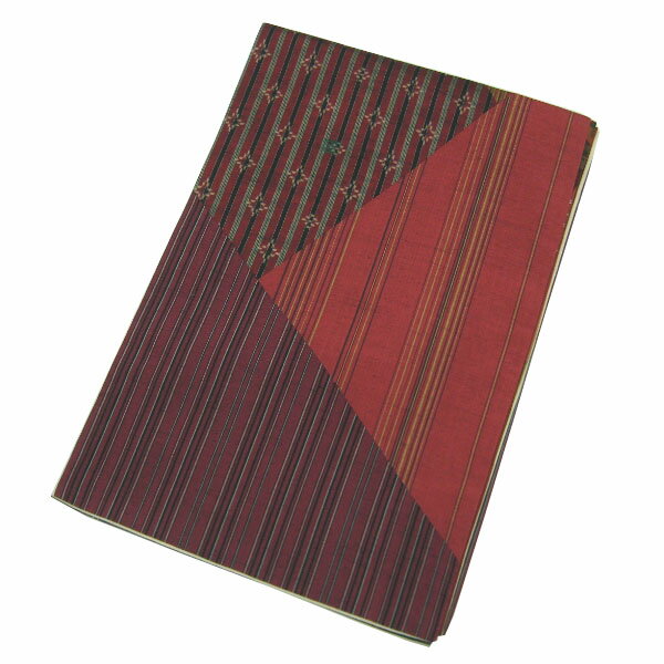 【中古】中古品 全通柄 紬 おしゃれ京袋帯(正絹）