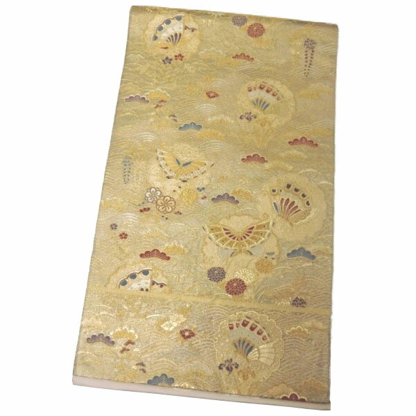 Rakuten - 【中古】中古美品 六通柄 高級袋帯(正絹）