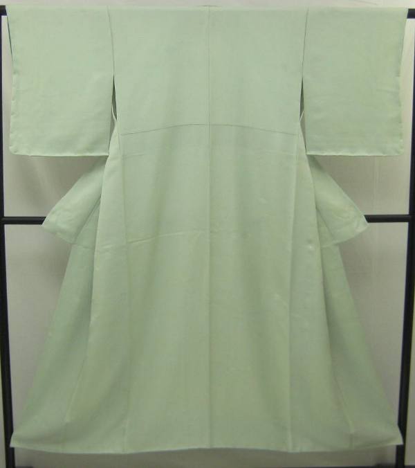 【中古】中古品 女袷 色無地着物(正絹)