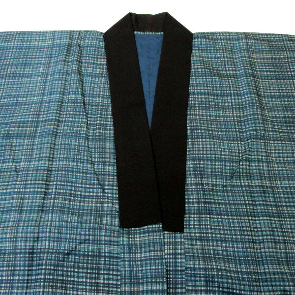 【中古】中古美品 男袷 袖無双長襦袢(正絹）