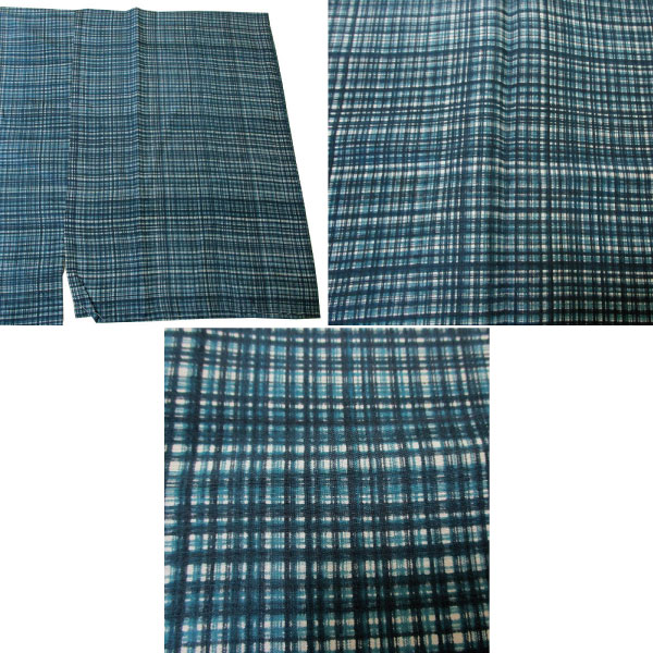 【中古】中古美品 男袷 袖無双長襦袢(正絹）