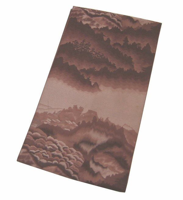 【中古】中古美品 八寸名古屋帯(正絹）