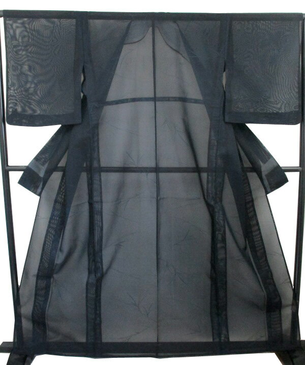 【中古】中古美品 夏物 女単衣 紗着物(正絹)