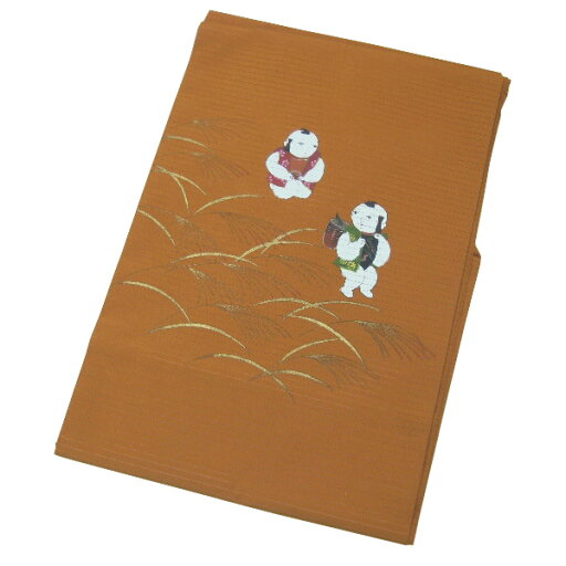 【中古】中古品 夏物 絽 九寸名古屋帯(ポリエステル) 【中古】中古品 夏物 絽 九寸名古屋帯(ポリエステル)