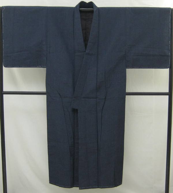 【中古】【新古品】訳あり 男物 紬着物(正絹)