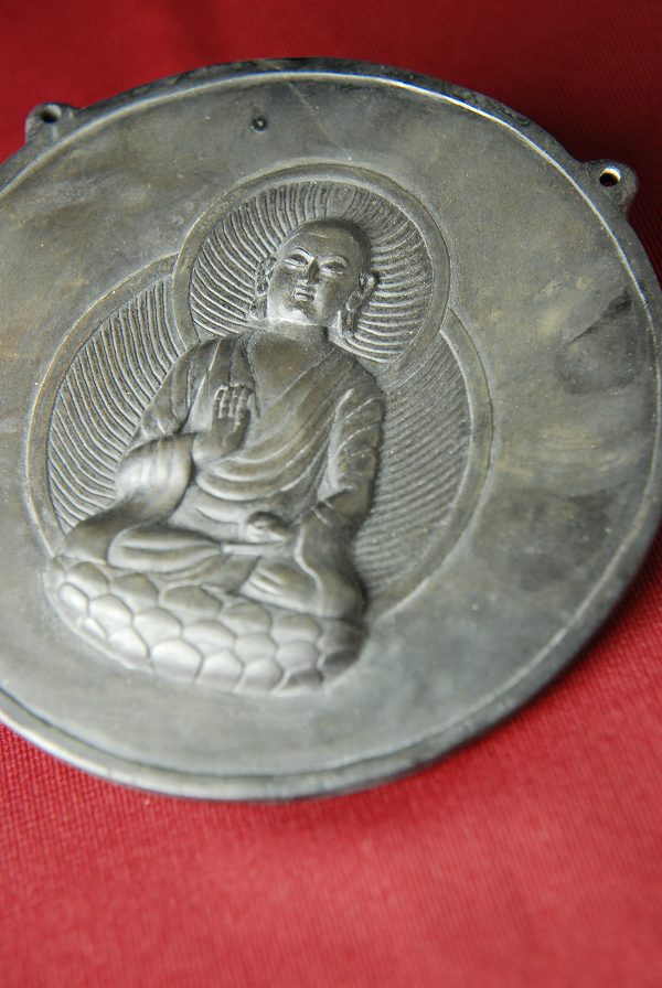 石仏 地蔵菩薩 （浮き彫り黒色大）