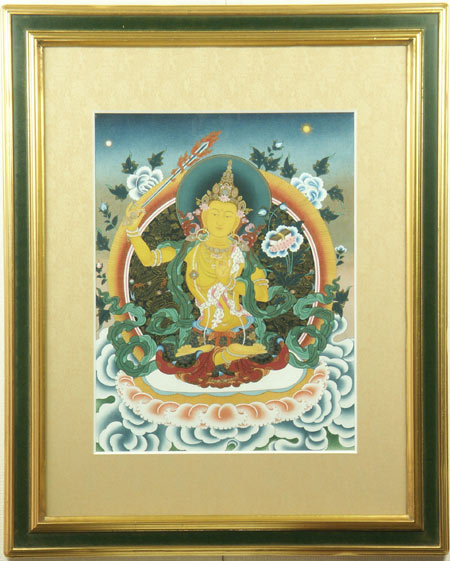 文殊菩薩　肉筆　一点もののサムネイル