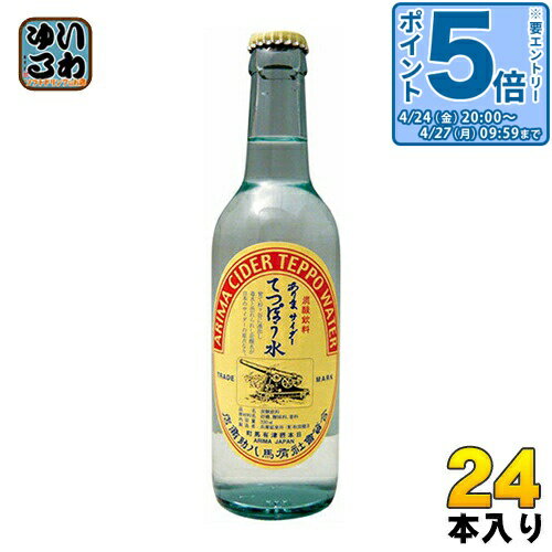 樂天商城 - 〔エントリーでポイント5倍！〕 有馬サイダー てっぽう水 330ml 瓶 24本入 〔炭酸飲料〕