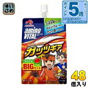 〔エントリーでポイント5倍!〕 味の素 アミノバイタルゼリー ガッツギア りんご味 250g パウチ 48個 (24個入×2 まとめ買い) ゼリー飲料 カルシウム アミノ酸