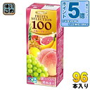 〔エントリーでポイント5倍!〕 エルビー フルーツセレクション フルーツセブン100 200ml 紙パック 96本 (24本入×4 まとめ買い) フルーツジュース(4)